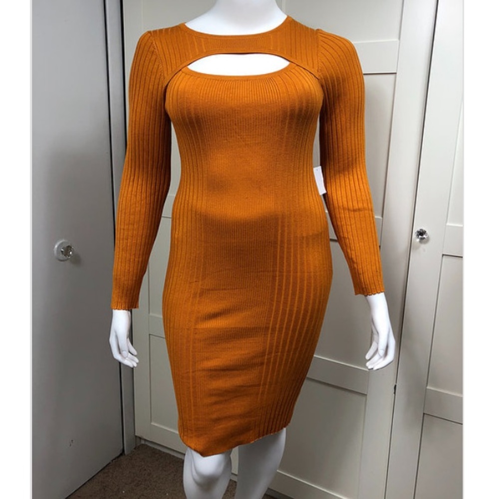 Key Whole Sweater Dress